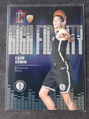 EGOR DEMIN 2025-26 Topps Signature Class HIGH FIDELITY #8 BROOKLYN NETS NM-MT RC