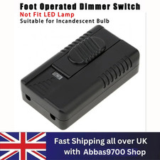 Foot Dimmer Switch Full Range Inline Slide Control for Floor Lamp / CFL light