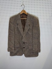 Men's Vintage HARRIS TWEED Wool Jacket Blazer Sport Jacket London House