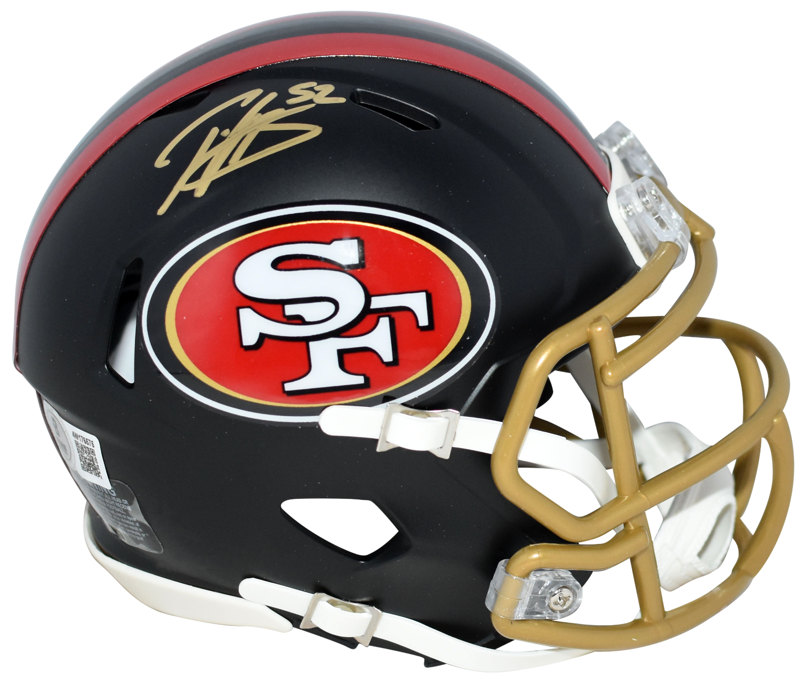 Patrick Willis Autographed Signed San Francisco 49ers 2025 RIVALRIES SPEED MINI HELMET BAS 
