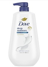 Dove Body Wash Deep Moisture For 24Hr Lotion-Soft Skin Moisture Moisturizing