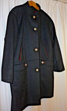 Lodenmantel Jäger Mantel Gr.44 kaum getragen,Wolle/Kashmire,mit Mütze v.Gerlach