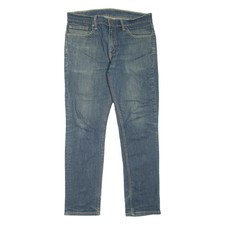 JEANS LEVI'S 511 POUR HOMMES BLEU SLIM DROIT LAVAGE EN PIERRE W33 L30