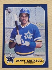 DANNY TARTABULL - 1986 Fleer - #476 - RC - Mariners - NM-MINT