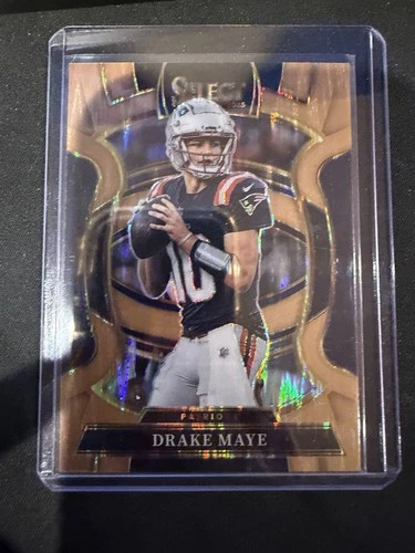 2025 Panini Select - Concourse Drake Maye #80 Copper Shock Prizm /899