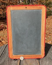 RARE Vintage Original Vermont Country Store Wood Slate Chalkboard Yarn Boarder