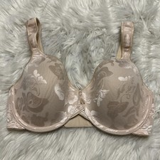 Wacoal 32DD Bra Beige Awareness Full Figure Contour 853167 Underwire Back Close