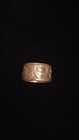 Antique Signed Haida Raven With Pearl & Bearclaw Ring In Sterling Silver — photo 3