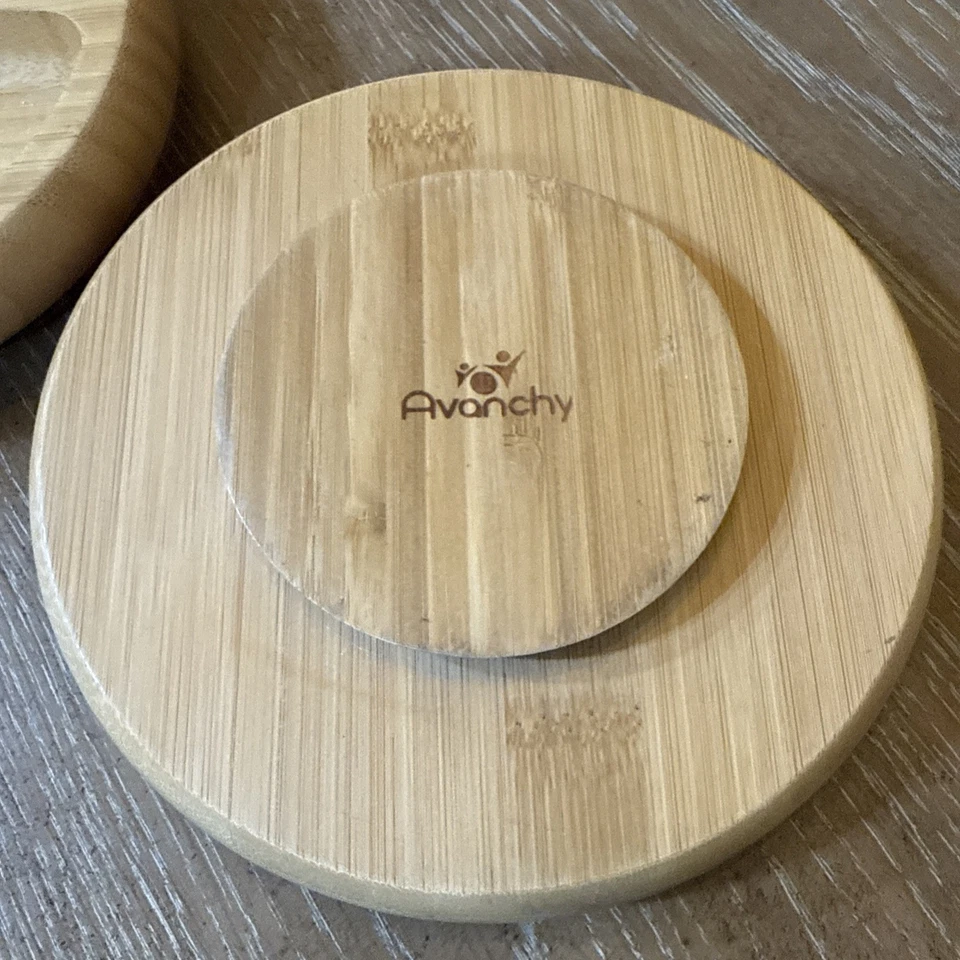 PLATO BEBÉ 3 COMPARTIMENTOS BAMBÚ AVANCY VINTAGE, Usado Excelente Estado Foto 2 de 3