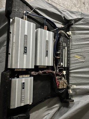 Complete Vintage Audison System (LR132 LR72 LR52 + SXR4) + Aura Bass Shakers