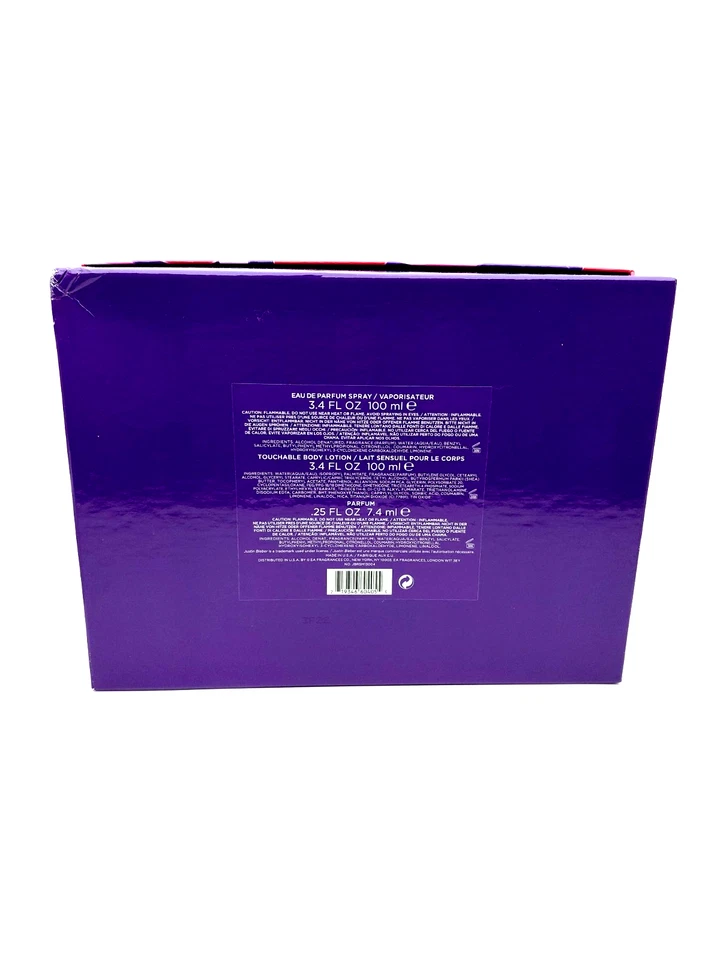 Juego de regalo Justin Bieber Someday 3 piezas 3,4 fl oz eau de parfum spray, 3,4 oz B/L, 0,25 mini Foto 3 de 4