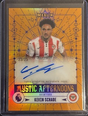 Topps Merlin Premier League 25/26 Kevin Schade Mystic Afternoon Auto Orange /25