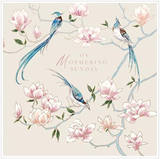 Mothers Day Card Mothering Sunday Birds - Pretty Design Greeting Card
