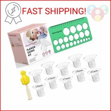 Nursi Luna Flange Sizing Kit 3 in 1 with 10PCS Flange Inserts 13/15/17/19/21mm,