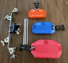 Latin Percussion LP 3 Jam Blocks Lot & Gibraltar Accessory Bracket Free Shipping