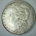 1878 Morgan 7/8 TF Silver Dollar Variety VF $1 US Type Coin Very Fine Condition