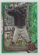 2022 Bowman Draft Chrome Green Sparkle Refractor 41/99 Aeverson Arteaga 08y1