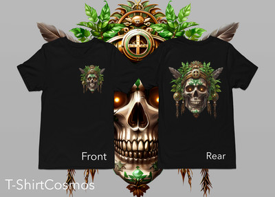 Aztec Healer skull De Los Muertos Shirts Sugar Skulls Day of the Dead T-shirts