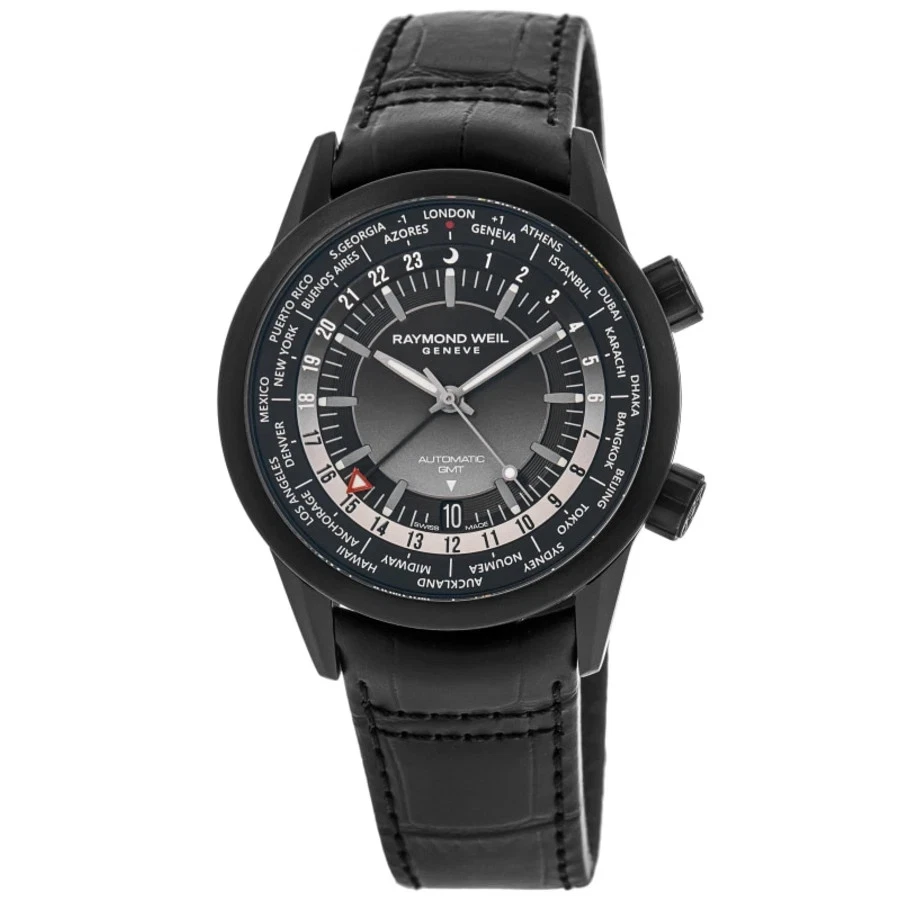 Nuevo Reloj Hombre Raymond Weil Freelancer Automático GMT 2765-BKC-20001