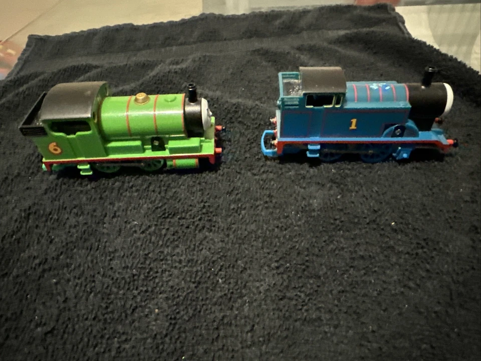 Hornsby Thomas The Tank Engine Clockwork Wind Up Engines No Key Percy Bundle - Image 2 of 4