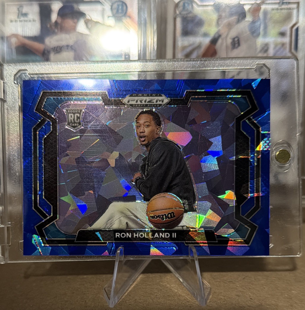 2024 Panini Prizm Draft Picks - Ron Holland II #8 Variation Blue Prizm (RC) /99