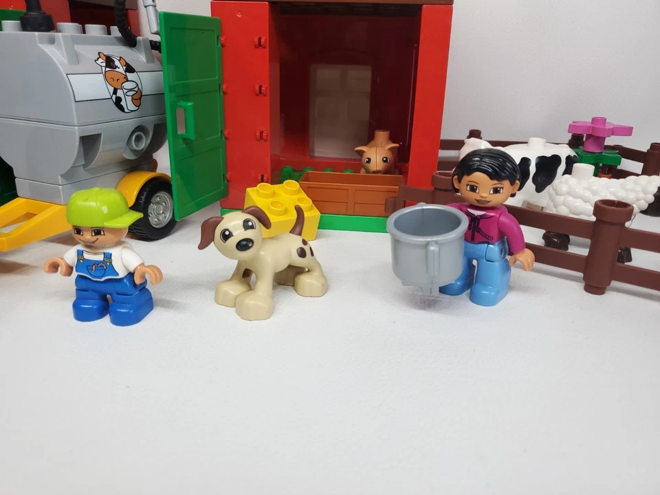 LEGO Duplo 5649 La Gran Granja Granja Tractor Animales Granjeros - Buen estado - Imagen 4 de 4