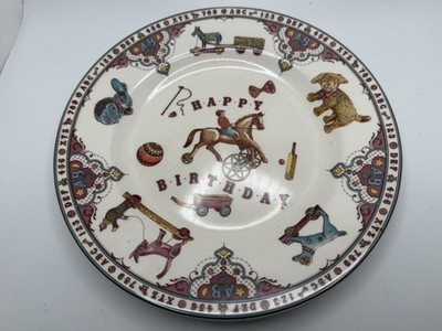 美品 Edwardian Childhood by Spode 英国製 プレート Spode Edwardian Childhood Happy Birthday Plate Made In England