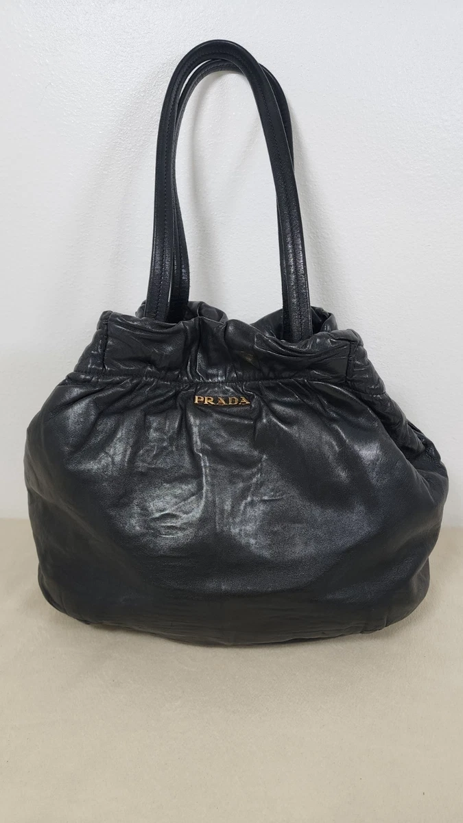 PRADA Nappa Leather Exterior Medium Bags & Handbags for Women for