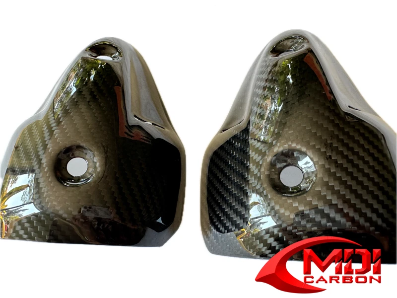 PROTETORES SILENCIADOR DE FIBRA DE CARBONO DUCATI MONSTER 696 796 1100/S protetores de exaustão - Imagem 3 de 4