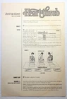 Vintage 1988 Milton Bradley Heart Throb Dream Date Game Instruction Sheet