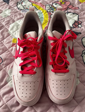 Nike Court Borough Low Recraft BG Kids Leather Low Top Sneaker Pink 7Y or 8W