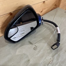 2015-2017 Ford Fusion Driver Left Side View Power Door Mirror Blue