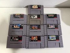 10 SNES Video Games Super Nintendo