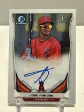 2014 Bowman Chrome Jose Rondon First Bowman Auto #BCAP-JR