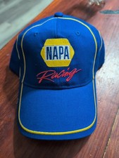 Napa Racing 55 Hat Strap Back Baseball Cap Embroidered Blue