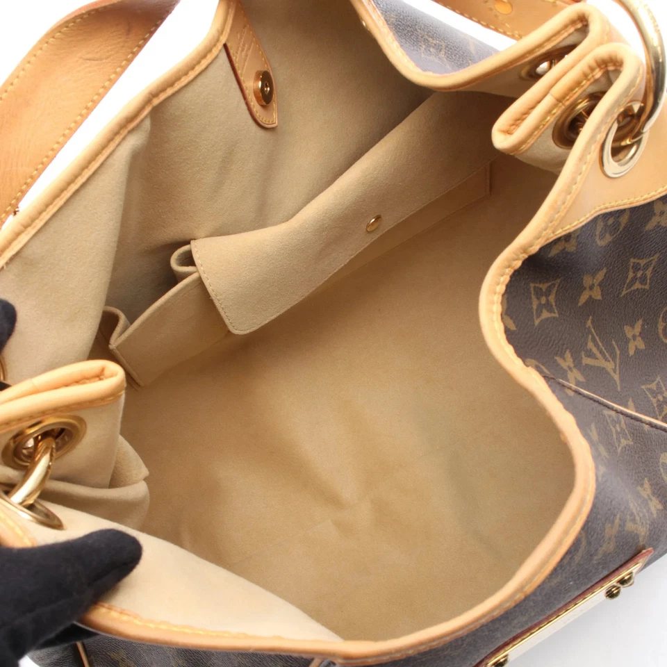 LOUIS VUITTON Galliera GM Monogram Shoulder Bag PVC Leather Brown #RC2048 - Image 3 of 4