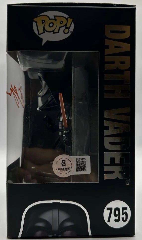 HAYDEN CHRISTENSEN SIGNED ANAKIN DARTH VADER STAR WARS FUNKO - BECKETT COA - Image 2 of 4