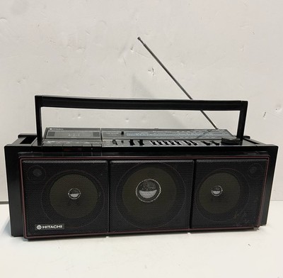 日立TRK-7620 VINTAGE HITACHI TRK-7620 HC BOOMBOX CASSETTE RADIO 3-WAY