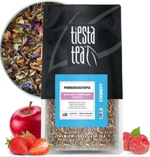 Tiesta Tea Pomegranatopia Premium Loose Leaf 8oz 200 Cups Mixed Berry White Tea