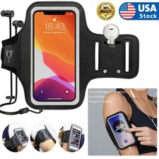 Armband with Earphone Holder, Water Resistant Gym Running Workouts Arm Band USA