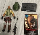 GI JOE 2017 ROADBLOCK SDCC revolution TRANSFORMERS Complete With Stand + Card