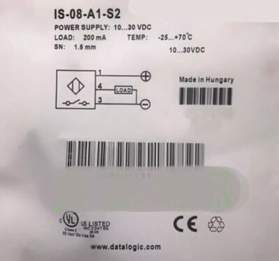 1PCS NEW FOR DATALOGIC IS-08-A1-S2 sensor proximity switch