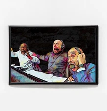 UFC Commentary Team Meme Reaction Art Poster Joe Rogan Jon Anik DC - NEW USA