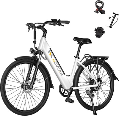 MOVCAN 26  Electric Bike 1000W 28MPH 48V 13Ah Mountain Commuting Ebike for Adult