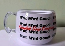 Campbell Soup Company Plastic Mug Quickpoint Made in USA vintage Campbell's