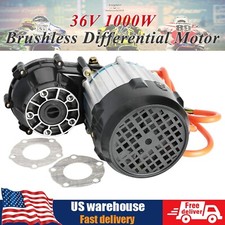 36V 1000W Brushless Differential Motor Gear Box For ATV Quad Go Kart Tricycle US