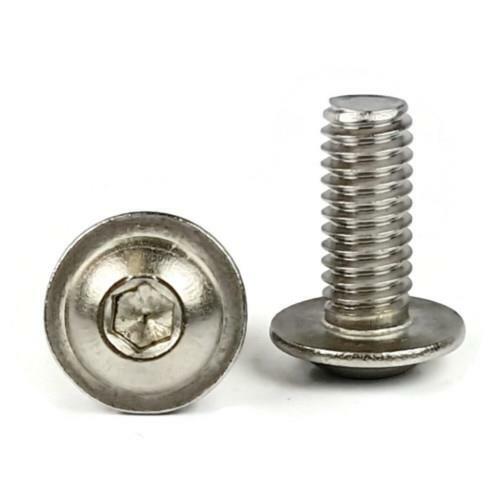 5/16"-18 | 18-8 Stainless Steel Button Flange SocketCapScrew Select Length & Qty - 第 2/3 張圖片