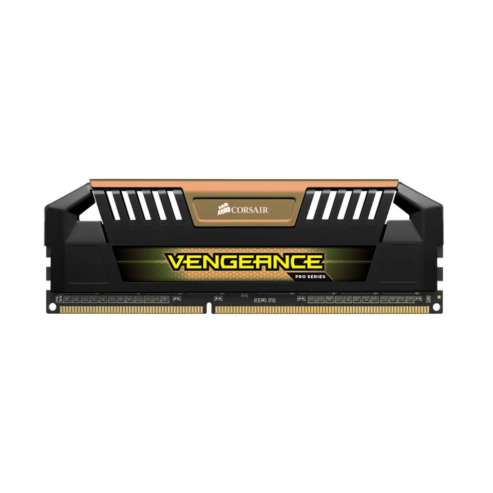 Corsair VENGEANCE Pro 16GB 2x 8GB DDR3 OC 2133MHz PC3-17000 Memory SDRAM Gold UK - Image 4 of 4