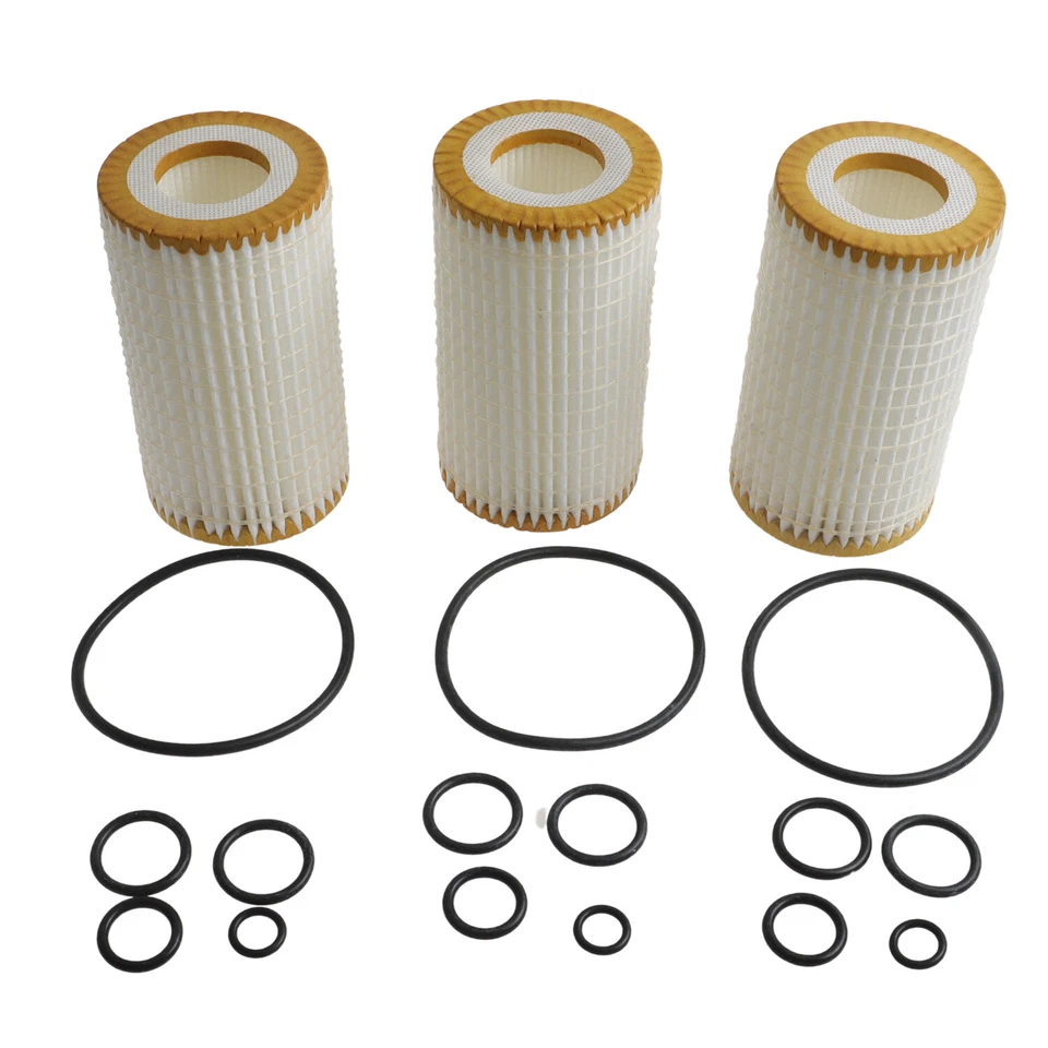 3 Set Engine Oil Filter Fit for Mercedes-Benz C280 S55 AMG CLK350 CLK430 - Image 4 of 4