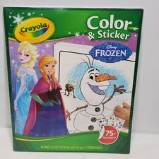 Frozen Sticker and Color Book New in Package Disney activity Crayola